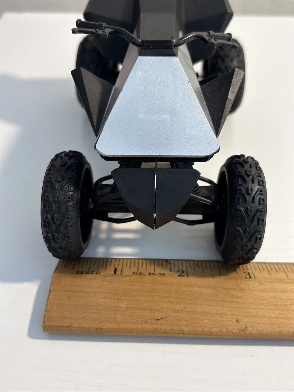 Tesla 3D Printed Style Cyber Quad Atv Toy 5” Plastic Toy